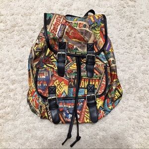Marvel comic drawstring bookbag